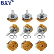 RS25 Rotary Band Switch 1P11T 2P4T 2P5T 2P6T 3P3T 3P4T 4P3T with Mounting Screw & Washer