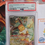PSA 9 Eevee SVP173 - Prismatic Evolution - Pokemon Graded Cards 8222