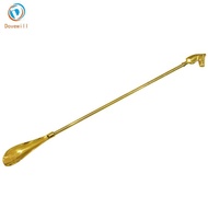[Dovewill] Brass Shoehorn with Horse Head Comfortable Shoe Shoe Aid with Horse Head Handle Shoe Shoe