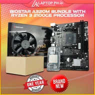 BUNDLE AMD RYZEN 3 PRO 2100GE | Radeon Vega 8 Graphics, Biostar A320M-H Motherboard AM4 | LaptopPH