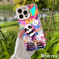 ETERNAL CASE OPPO RENO 7 7Z 8 8T 8Z 10 11 11F 12 12F A96 4G 5G CASING RAINBOW SKULL