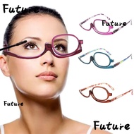 FUTURE +1.50~+4.0 Diopter Rotating Makeup Reading Glasses Woman Vision Care +1.50~+4.0 Diopter Magni