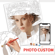 [Customized] 1pc Photo Custom Diy Painting By Numbers Personality Picture Paint By Numbers Gift Acry