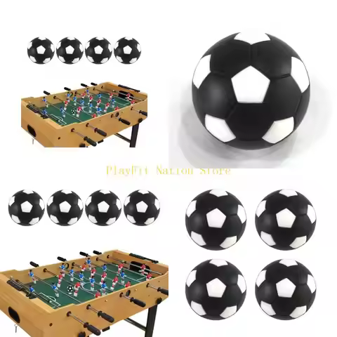 242F 4 Pack of Smooth Foosballs for Standard Foosball Accessory Tables & Tabletop Soccer Game Balls 
