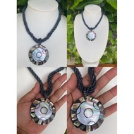 Fashion Beach Necklace Large Shell Pendant Pearl Shells And New Zealand Abalone