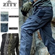 X11 Waterproof Tactical Cargo Pants for Men Slim Fit Stretchable Outdoor Trousers with Multi Pockets