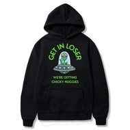 [Hello Alien Salute] Vintage Aliens Greetings Earth Loser Hoodie - Hello Alien Salute Humans