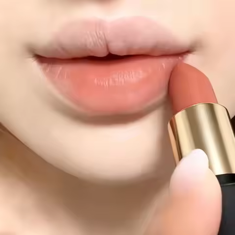 Milk Tea Cinnamon Nude Lip Stick Matte Moisturizing Lasting High Pigment Lip Balm Smooth Velvet Lip 
