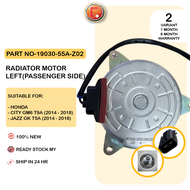 MOTOR KIPAS HONDA RADIATOR/ENJIN(19030-55A-Z02)&MOTOR AIRCOND(38616-55A-Z02)–CITY GM6/JAZZ T5A FAN M