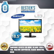 SAMSUNG EX1920 LED-WIDE 18.5INC 1366 x 768, VGA/DI SUPPORTED, BLACK MONITOR, USED