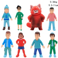 CLEARANCE! Movie Turning Red Action Figure Toys 5/8pcs/set Cake Decoration Wedding Decor Supplies Kid Faovrite Toy Doll Gift Car Ornament Home Decor