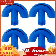 Waterfall Fountain 4pcs 3/4 Inch Nozzle for Overground Underwater Swimming Pools Accessories