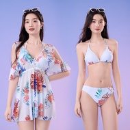 Ready Stock Fast Shipping 2026 New Style European American Halterneck Lace-Up Ladies Sexy Bikini Plu