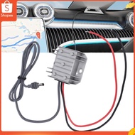 3.5A Satellite Power Converter Step Up Cable with Cigar Lighter Plug for Truck RV Marine 16 AWG