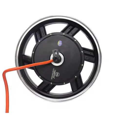 YMMOTOR 17x3.5 Inch HY 4KW V2 45H BLDC Hub Motor for Electric Motorcycle High Performance Electric V