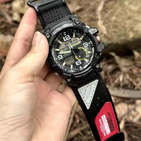 Hemsut Watch Band Strap for Casio G-shock GG-1000/GWG-100/GSG-100,Super Rugged Nylon Sports Strap