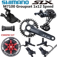 @originalSHIMANO DEORE SLX M7100 Groupset 32T 34T 36T 170 175mm Crankset Mountain Bike Groupset 1x12