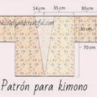Pola Instan Outer Kimono (kardigan) wanita XL