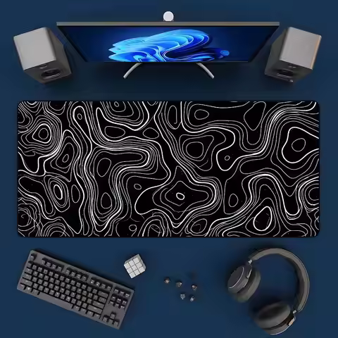 Mouse pad large keyboard mouse desk pad non-slip rubber gaming mouse pad laptop mouse carpet