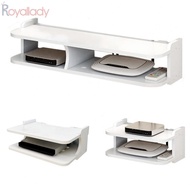 Punchfree Router Shelf for Settop Box and Gamer Console TV Wall Organizer Shelf