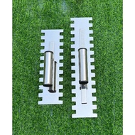 High Quality Stainless Steel Serrated Scraper Specialized for Tiles - 30cm and 40cm Long