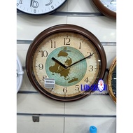 New SEIKO Japan QHA006 QHA006B Brown Original Wall Clock