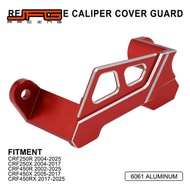 ฝาครอบเบรกคาลิปเปอร์ด้านหลังสำหรับ CRF250R CRF250X CRF450R CRF450X CRF450RX อุปกรณ์เสริมรถจักรยานยนต