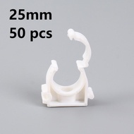 50pcs  Klem Konduit PPR Klem Pipa Conduit 25/32mm Clamp U Klem Pipa Konduit Pipa Clamp Clamp Holder 