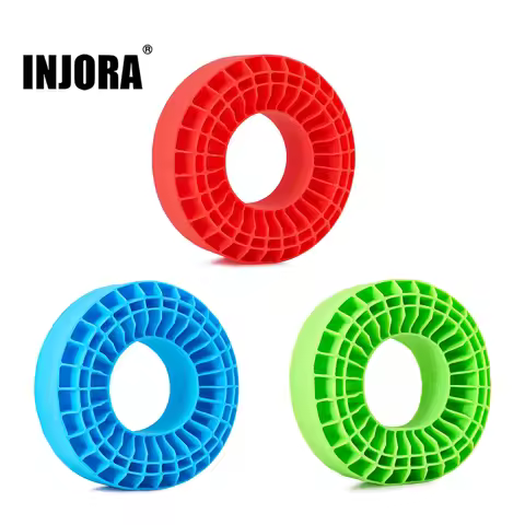 INJORA Silicone Rubber Insert Foam Fit 118-122mm (4.75" OD) 1.9" Wheel Tires for 1/10 RC Crawler
