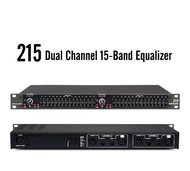 EQ-215 Dual Channel 15-Band Equalizer 1U Rack Mount - intl