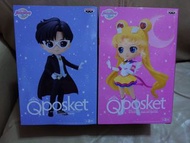全新Qposket 美少女戰士figure Eternal Sailor Moon 月野兔禮服幪面俠 一對