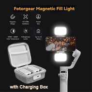 Magnetic LED Fill Light for DJI Osmo Mobile 6/OM5/4/SE/Zhiyun SMOOTH4/5 /Feiyu Vimble 3 Handheld Gimbal Stabilizer Accessories