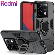 Redmi Note 13 Pro Plus Note 12 Pro Plus Note 12S Note 11 Pro Note 11S Redmi 13C 12C Shockproof Hard Case with Metal Stand