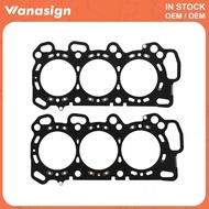 Engine Full Head Gasket Set & Intake Exhaust Valve Fit 3.5 L For Honda Pilot Odyssey Acura MDX J35A5