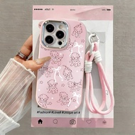 Samsung Case+bracelet Case Silicone Star Casing Samsung A07 case A06 a25 5G A55 A56 5G A36 A15 S24 U