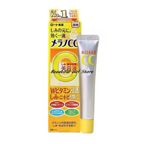 Japan ROHTO Melano Cc Vitamin C E Whitening Face Facial Serum Essence 20ml