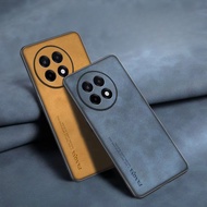 1+13R Luxury Skinsheep Leather Matte Case for Oneplus 13R 13 12R Back Cover for One Plus ACE 5 Pro A