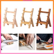 [Kloware2] Knife Organizer Rack Kitchen Knife Holder Knife Display Case Wood Knife Display