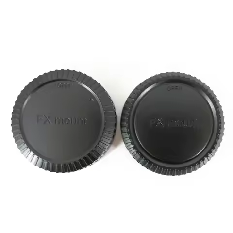 Rear Lens Cap Cover + Camera Front Body Cap for Fujifilm Fuji Fujinon XF XC X Mount X-T5 X-T4 X-H2 X