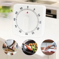 White Square Timer Small Square Pendulum 60 Minute Kitchen Timer Timer Countdown Reminder M5E4