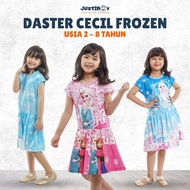 Frozen Girls' Short Sleeve Dress / Elsa Anna Girls' Dress Age 2 - 8 Years [CECIL] Princess Dress for