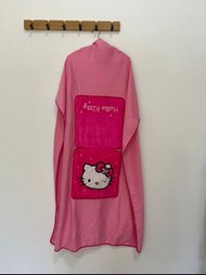 二手 hello kitty 毯子 kitty貓被毯 毛毯 大浴巾 可愛浴巾 毯子 毯毯 擦拭巾 凱蒂貓毯子 抱毯 可以摺疊收納成枕頭