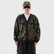 Noforty Project Loose Knit Cardigan Doodle Black