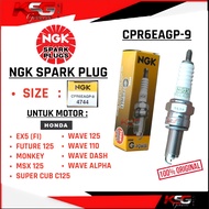 CPR6EAGP-9 NGK G-POWER SPARK PLUG FOR HONDA WAVE125 WAVE110 DASH ALPHA EX5FI FUTURE ( READY STOCK )