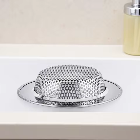 2 Pcs Sink Strainer for Most Kitchen Sink Drain Basket, Upgraded Double-Layer Safe Design Kitchen An