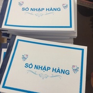 Combo 4 cuốn sổ nhập hàng A5 - [1 cuốn 100 tờ in 1 mặt]