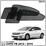 Honda Civic FB 2012-2015 Magnetic & Foldable Sunshade(4pcs)