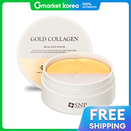 แผ่นมาสก์ใต้ตา SNP Gold Collagen Dual 60 ชิ้น