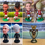 Mini Figure Miniature Football Player Club Arsenal Aubameyang Odegaard/Kodoto Soccerwe Arsenal/Sporty Jersey
