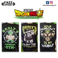 Dragon Ball Broly Men's Gym/Casual Microfiber T-shirt